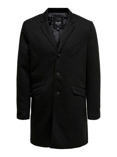 Classic coat - Black - Only & Sons - Black