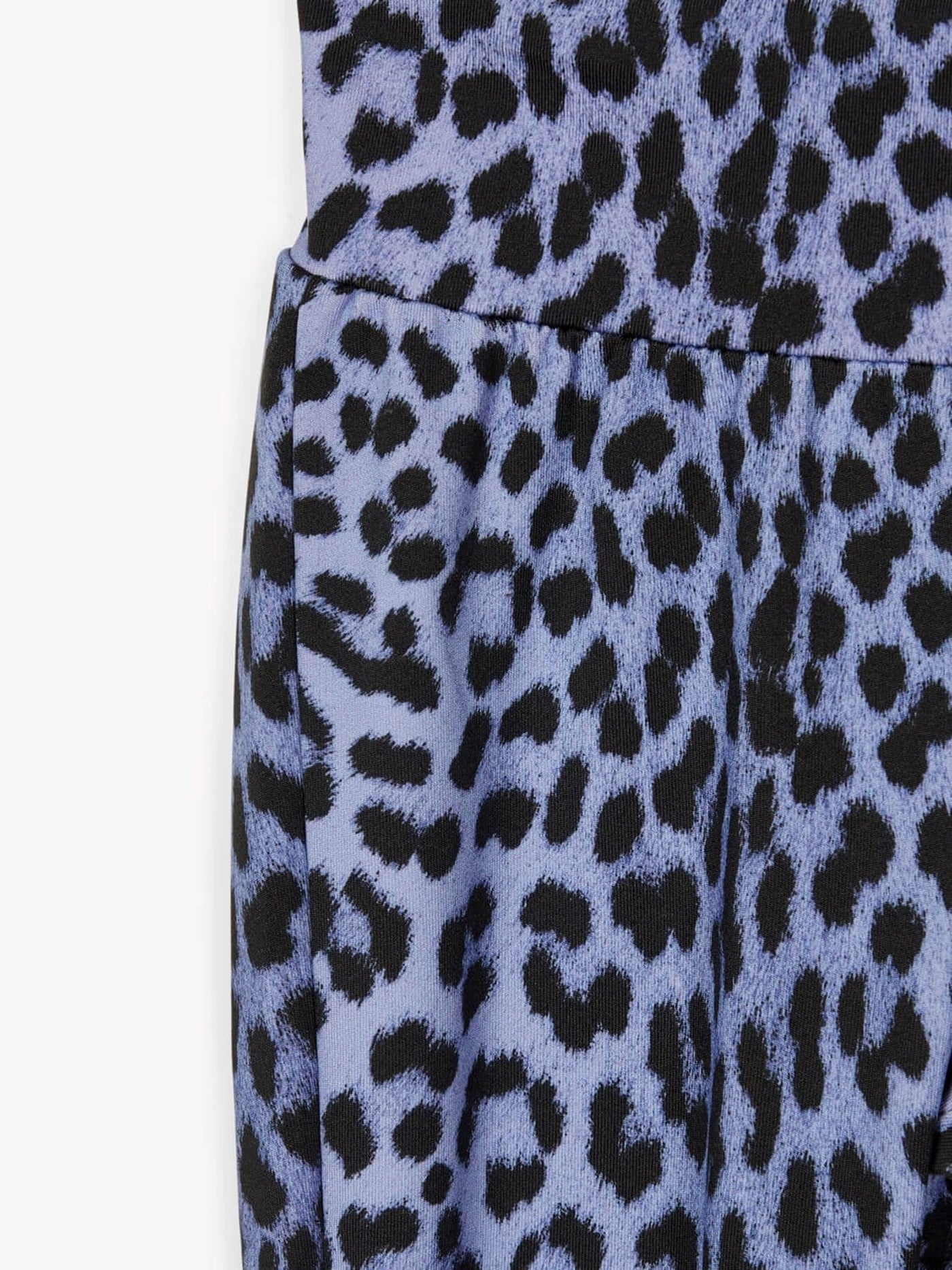 Patterned leggings - Blue leopard - Name It - Blue 4