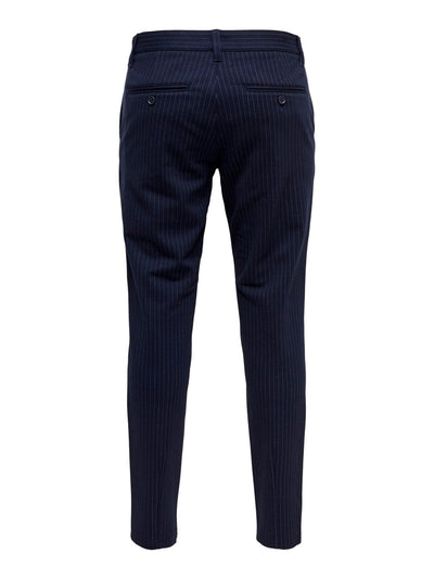 Mark Striped Trousers - Rosin/Dark Navy - Only & Sons - Blue 5