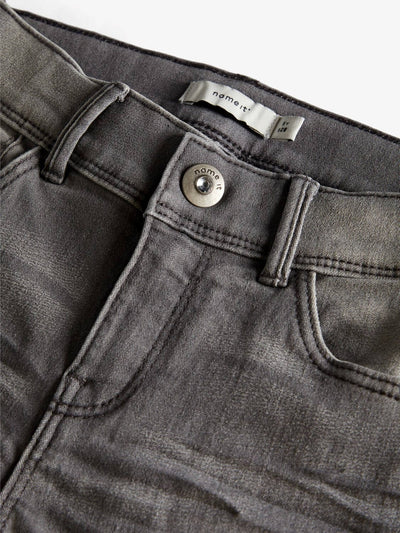 Skinny fit Jeans in organic cotton - Grey denim - Name It - Grey 4