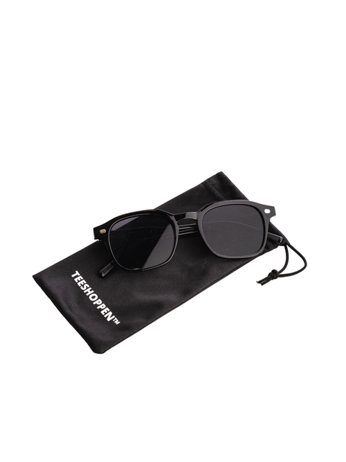 Square Sunglasses - Black - TeeShoppen - Black