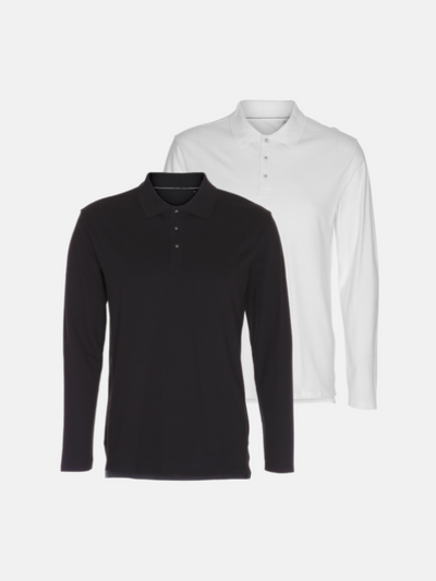 Long Sleeve Muscle Polo - Package Deal (2 pcs.)