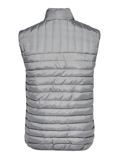 Paul Quilted Vest - Grey - Only & Sons - Grey 4