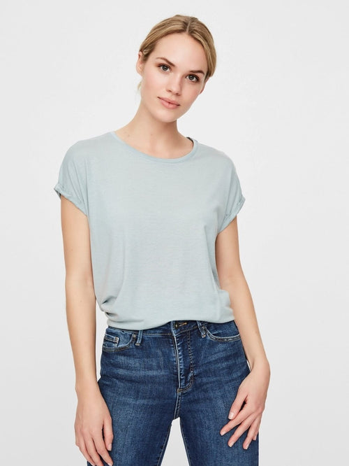 Basic soft t-shirt - Slate - Vero Moda - Grey