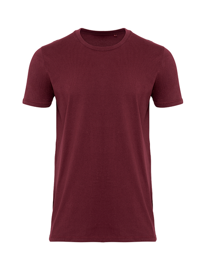 Organic Basic T-shirt - Burgundy - TeeShoppen - Red 5