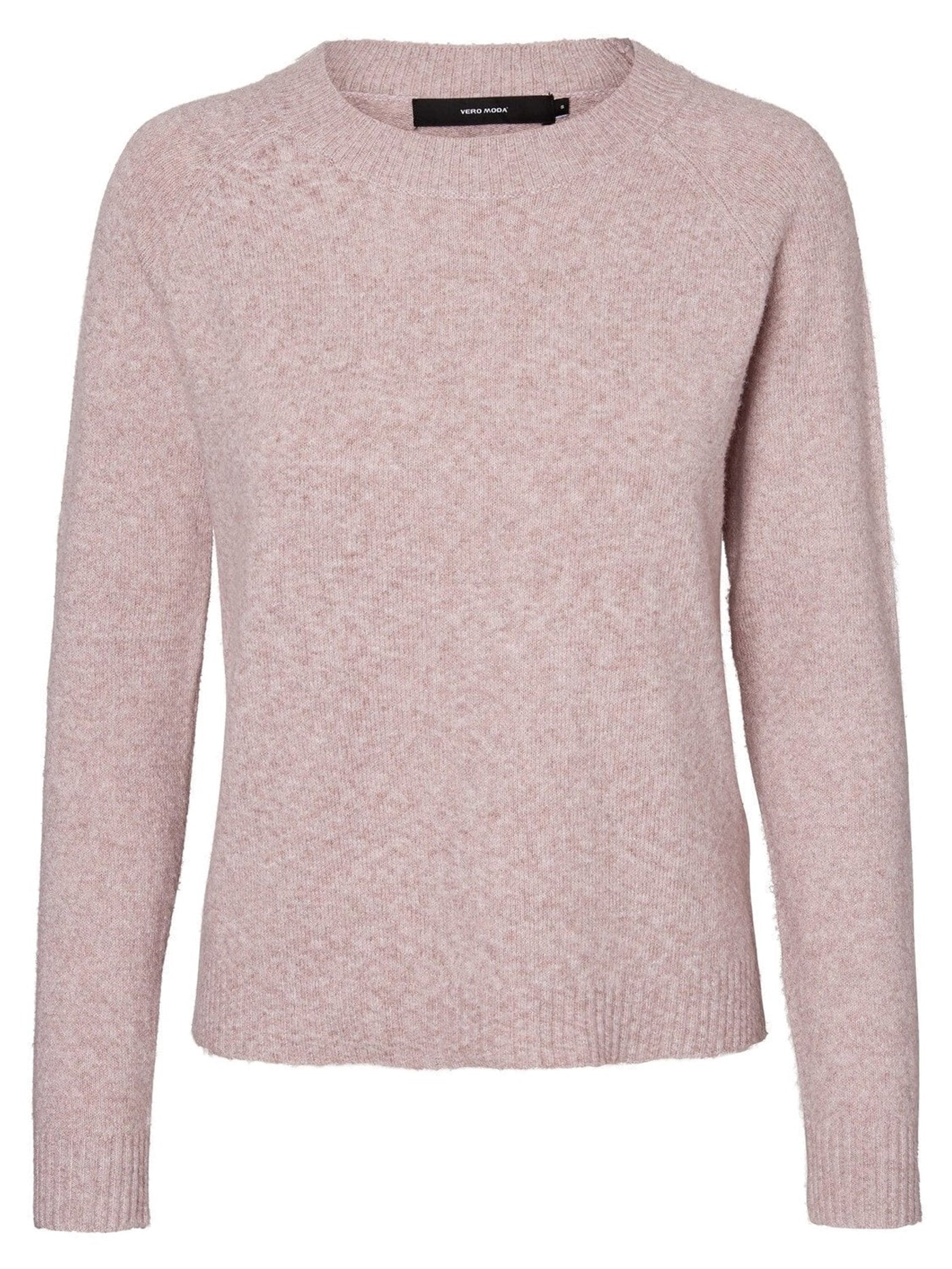 Soft Doffy knit - Wood rose melange - Vero Moda - Pink 4