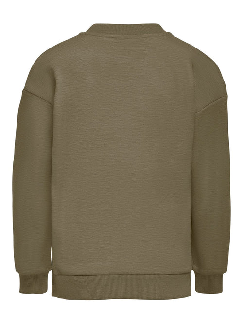 Every Life O-Neck Sweatshirt - Dusty Green - Kids Only - Green