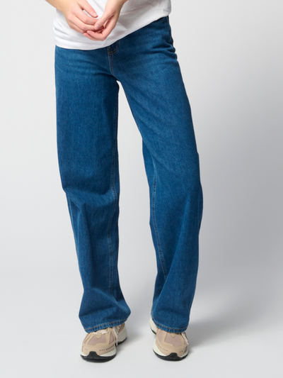 Performance Loose Jeans - Medium Blue Denim - TeeShoppen - Blue 4