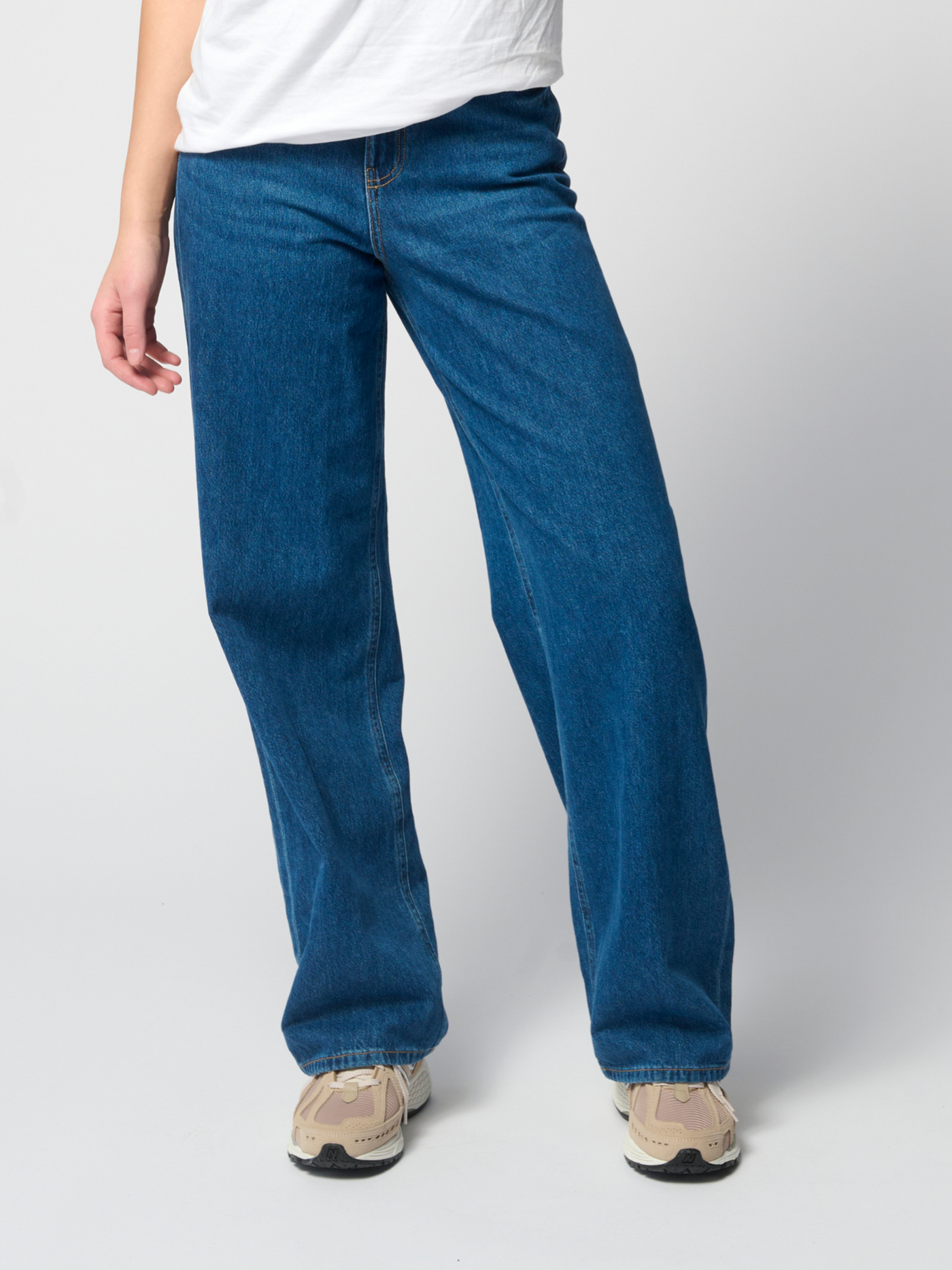 Performance Loose Jeans - Medium Blue Denim - TeeShoppen - Blue 6