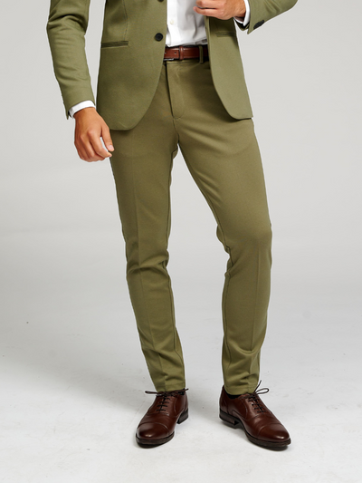 Performance Trousers - Olive - TeeShoppen - Green
