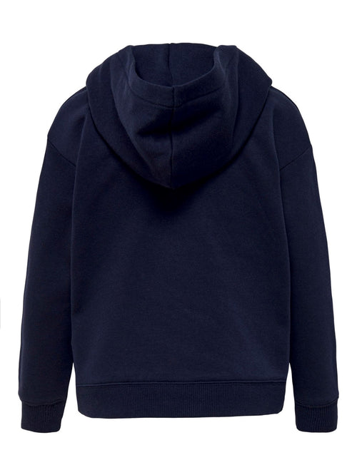 Every Life Small Logo Hoodie - Evening Blue - Kids Only - Blue