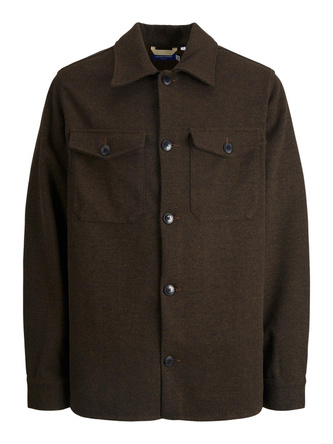 Ollie Shirt Jacket - Seal Brown - Jack & Jones - Brown
