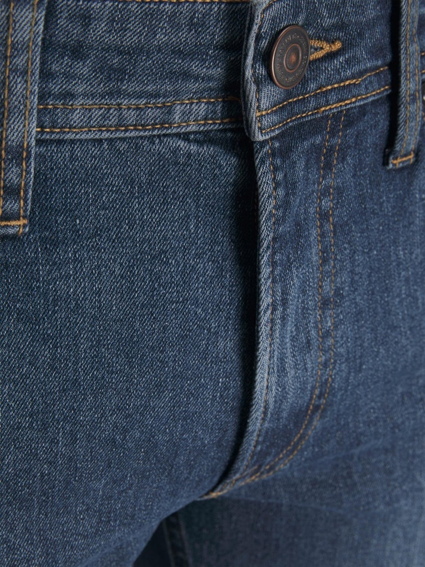 Performance Jeans (Slim) - Medium Blue Denim - TeeShoppen - Blue 11
