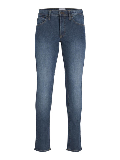 Performance Jeans (Slim) - Medium Blue Denim - TeeShoppen - Blue 8