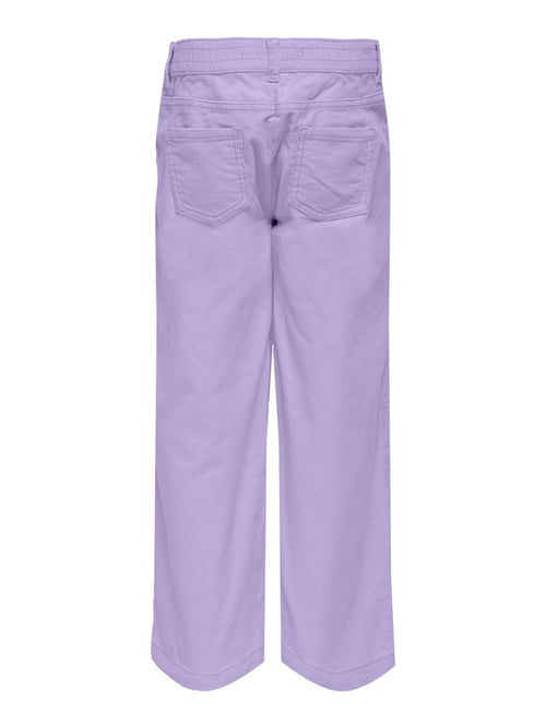 Vera Cord Wide Trousers - Lavender - Kids Only - Khaki