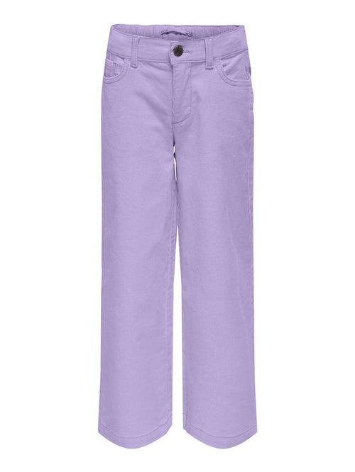 Vera Cord Wide Trousers - Lavender - Kids Only - Khaki