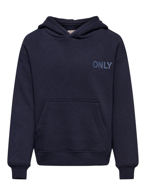 Every Life Small Logo Hoodie - Night Sky - Kids Only - Blue