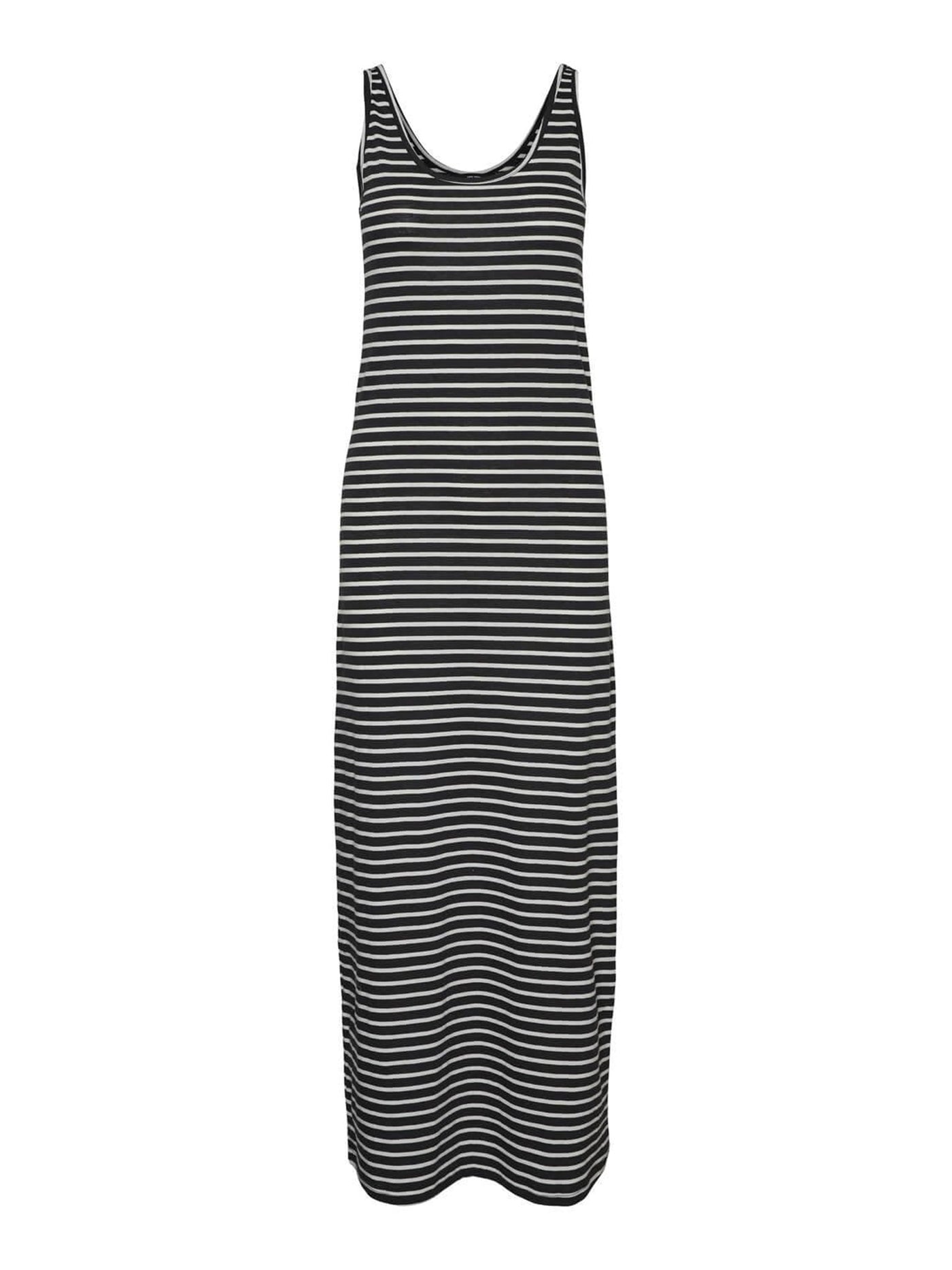 Maria Dress - Black / White Striped - Vero Moda - Black