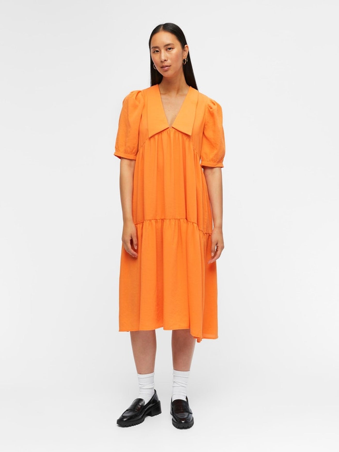 Alaia Long Dress - Autumn Sunset - Object - Orange 3