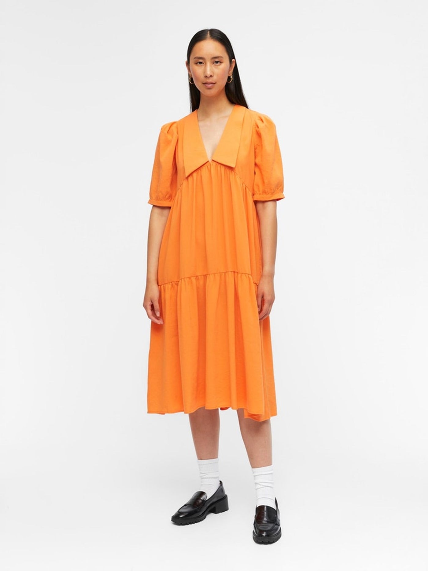 Alaia Long Dress - Autumn Sunset - Object - Orange 2