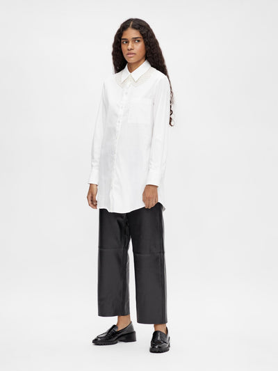 Roxa Long Shirt - White - Object - White 4