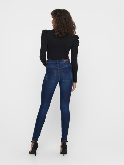 Performance Jeans - Blue denim (high-waist) - Jacqueline de Yong - Blue
