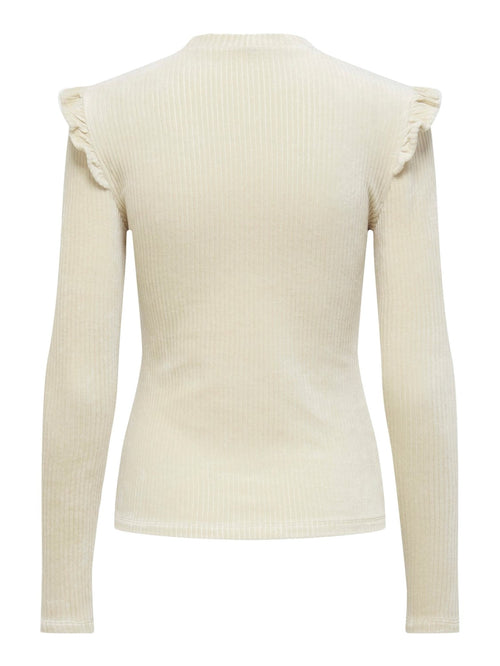 Fenja Jumper - Pumice Stone - ONLY - White