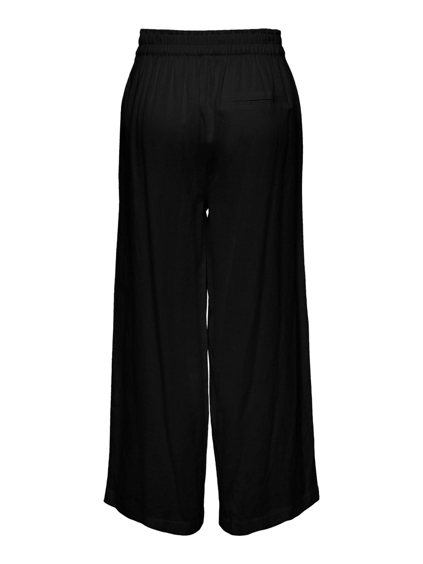 Tokyo High Waist Linen Trousers - Black - ONLY - Black 2