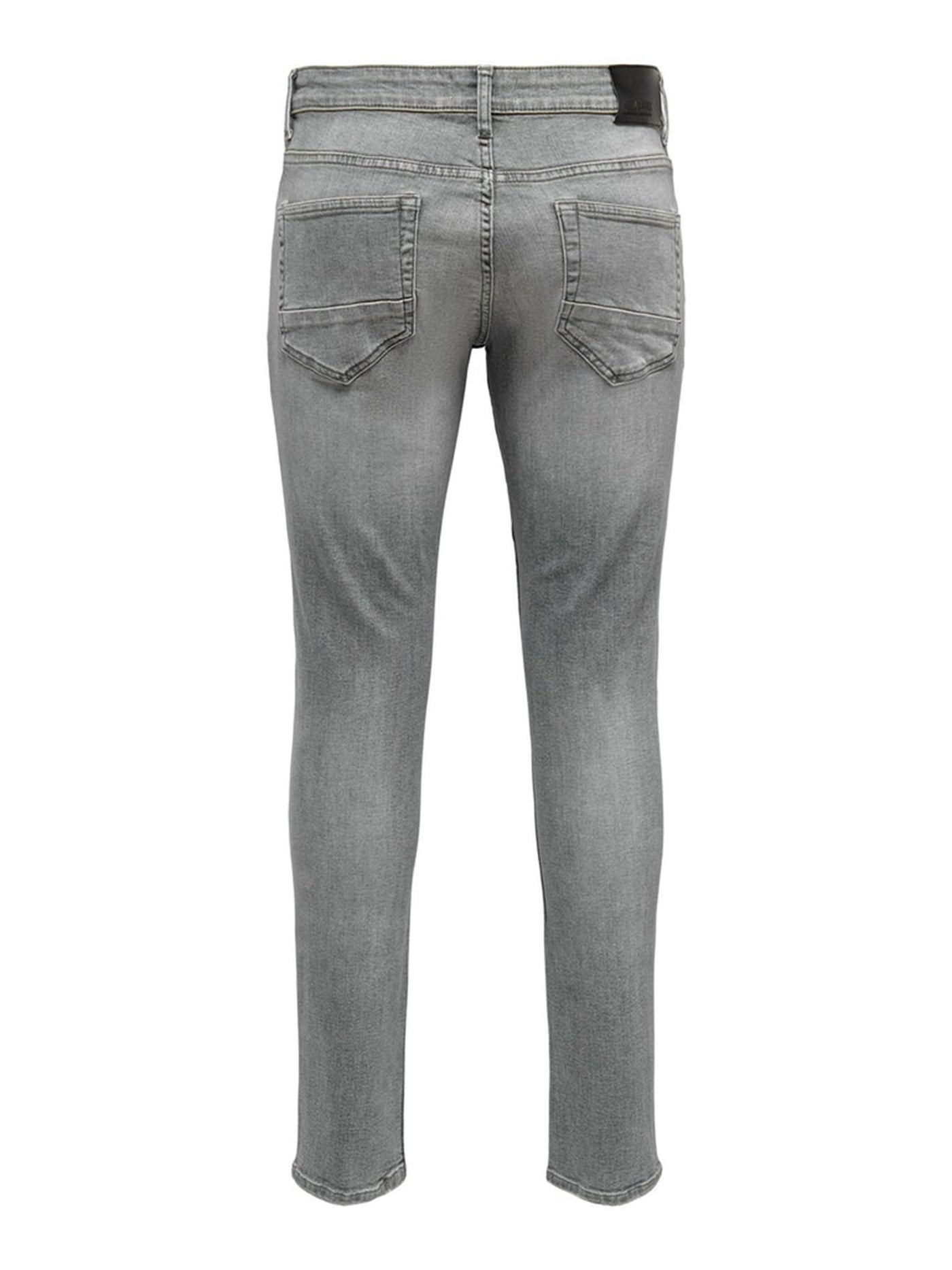 Loom Slim Grey Jeans - Grey - Only & Sons - Grey 7