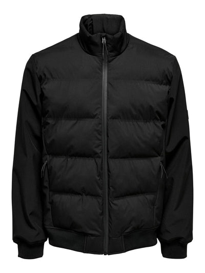 Gerry Mix Jacket - Black - Only & Sons - Black