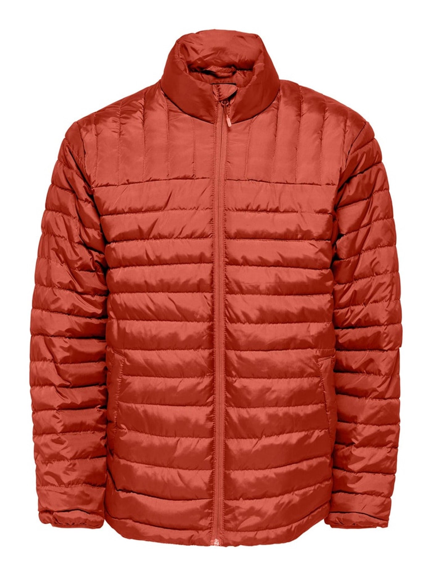 Piet Quilted Jacket - Cinnabar - Only & Sons - Red