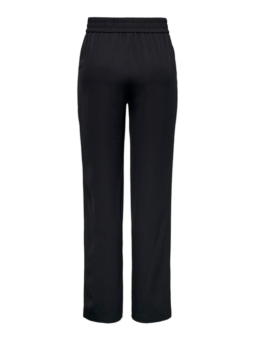 Lucy-Laura Wide Pants - Black - ONLY - Black