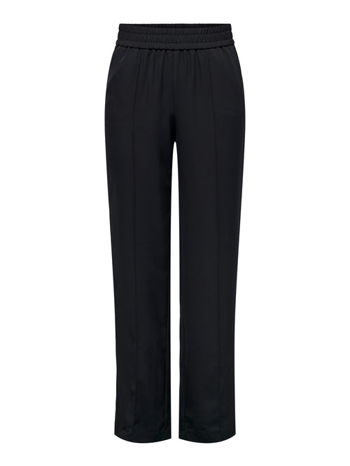 Lucy-Laura Wide Pants - Black - ONLY - Black