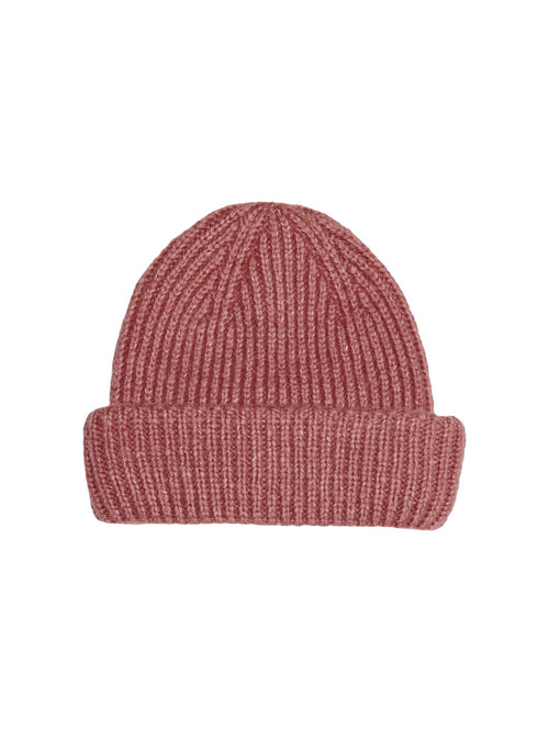 Sussy Life Knit Beanie - Canyon Rose - ONLY - Red