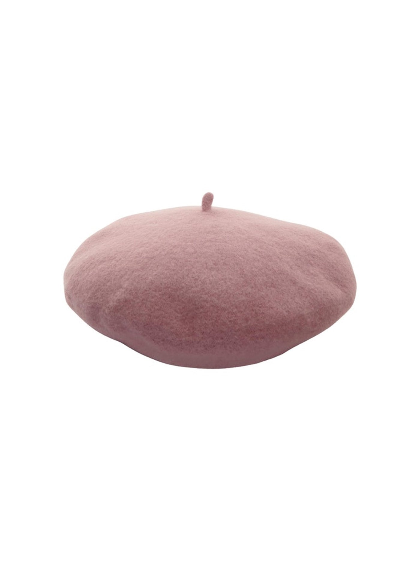 Wool Beret - Brandied Apricot - ONLY - Pink