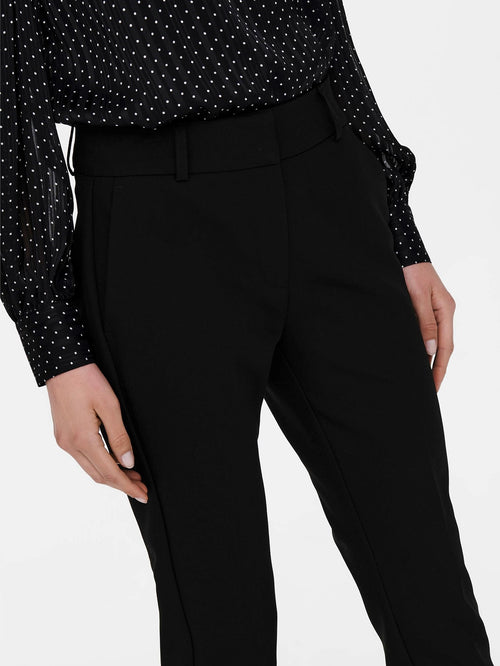Veronica High Waist Trousers - Black - ONLY - Black
