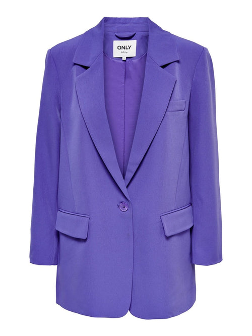 Lana-Berry Oversized Blazer - Deep Blue - ONLY - Purple