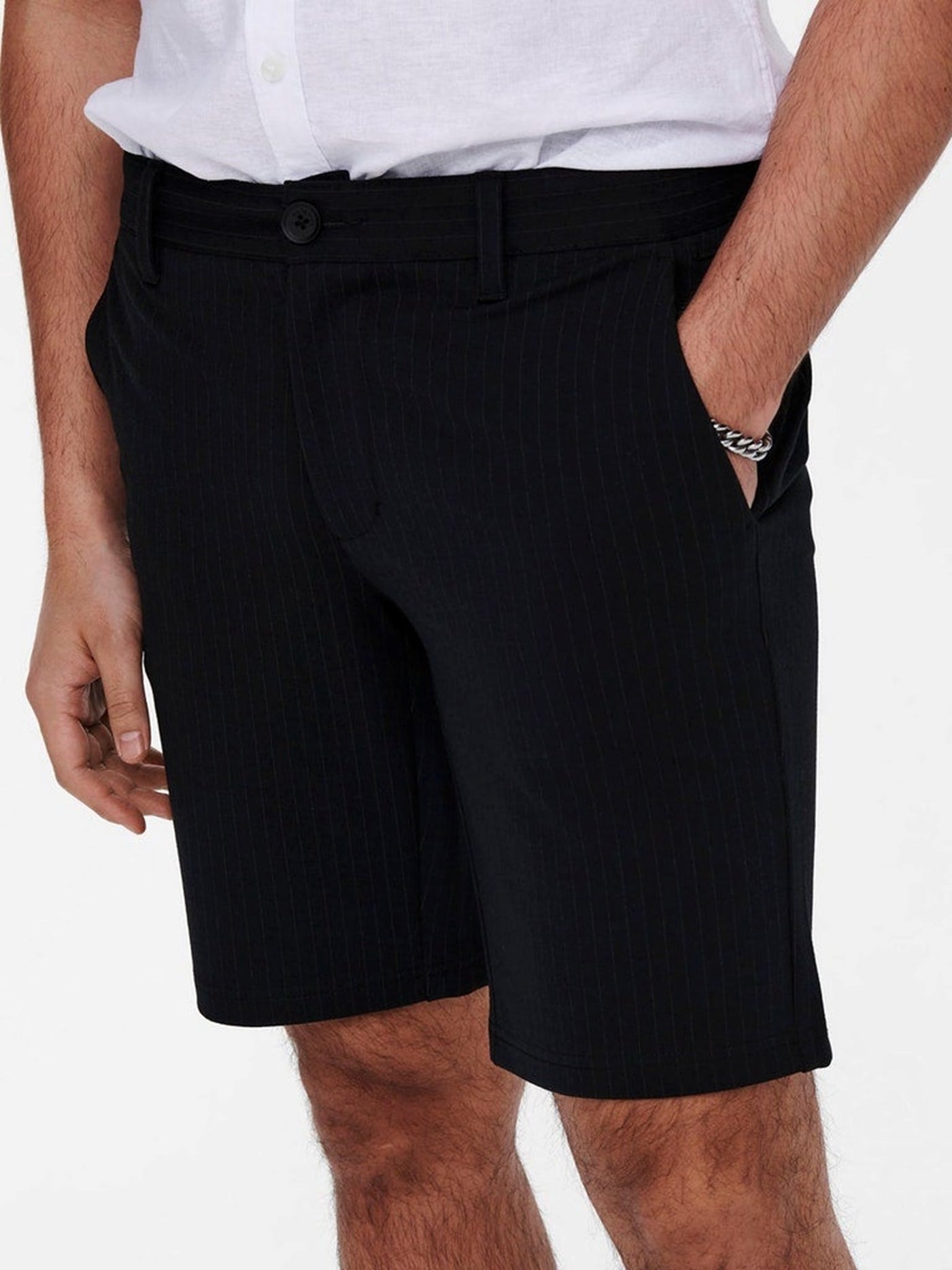 Mark shorts stripe - Black - Only & Sons - Black 4
