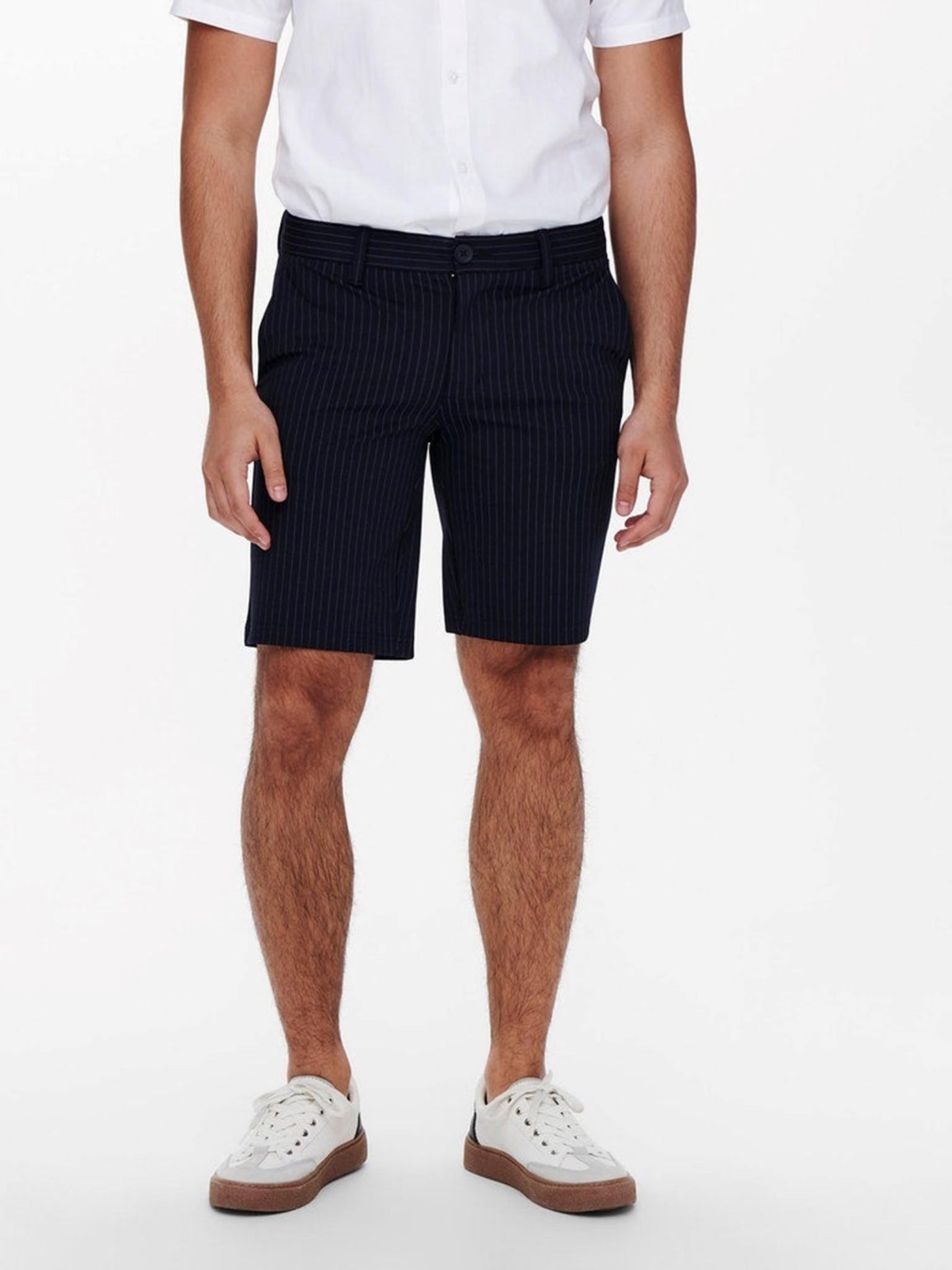 Mark shorts stripe - Dark blue - Only & Sons - White 5