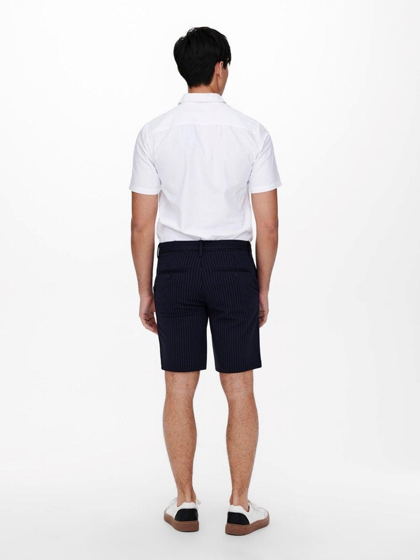 Mark shorts stripe - Dark blue - Only & Sons - White 3
