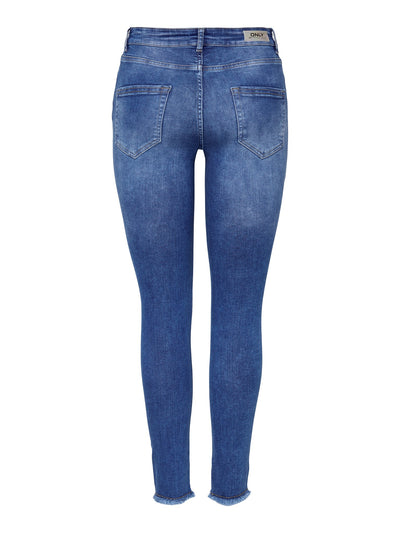 Blush Midsk Jeans - Medium Blue - ONLY - Blue 4
