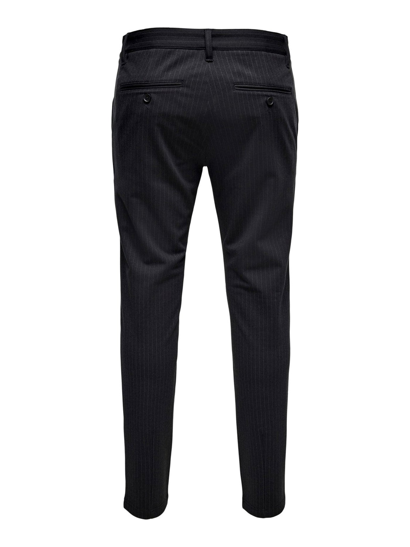 Mark Trousers - Striped Black - Only & Sons - Black 2