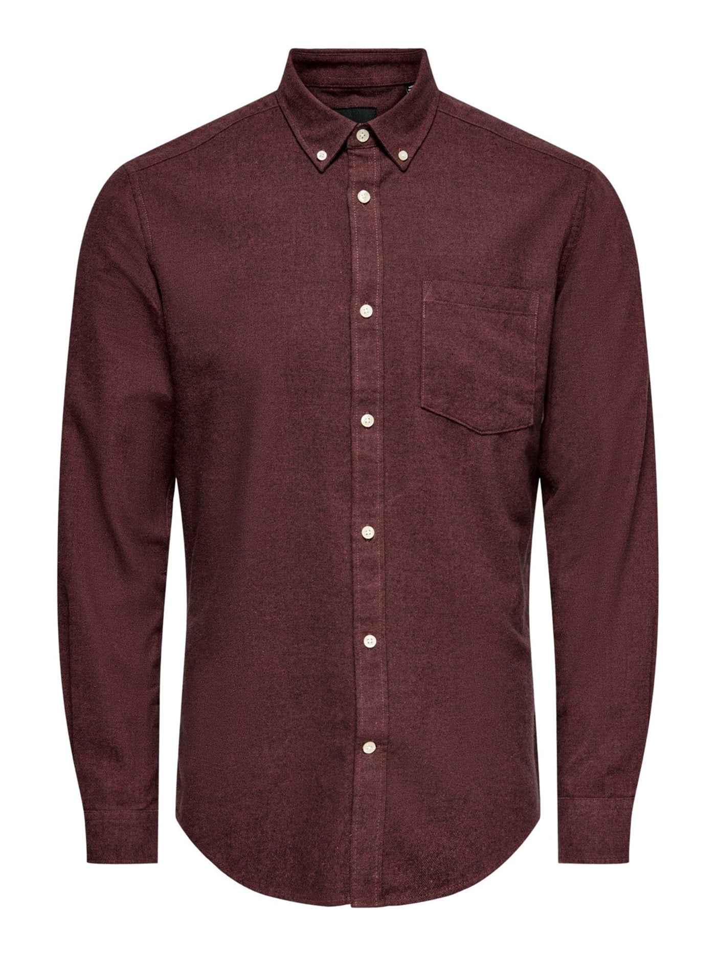 Niko Shirt - Burnt Henna - Only & Sons - Red 3