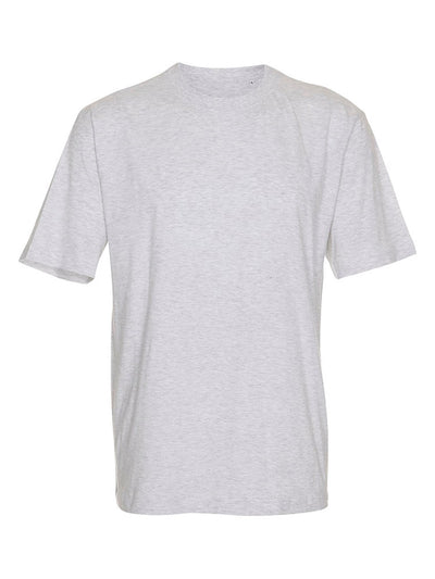 Oversized T-shirt - Light Grey Melange - TeeShoppen - Grey 5