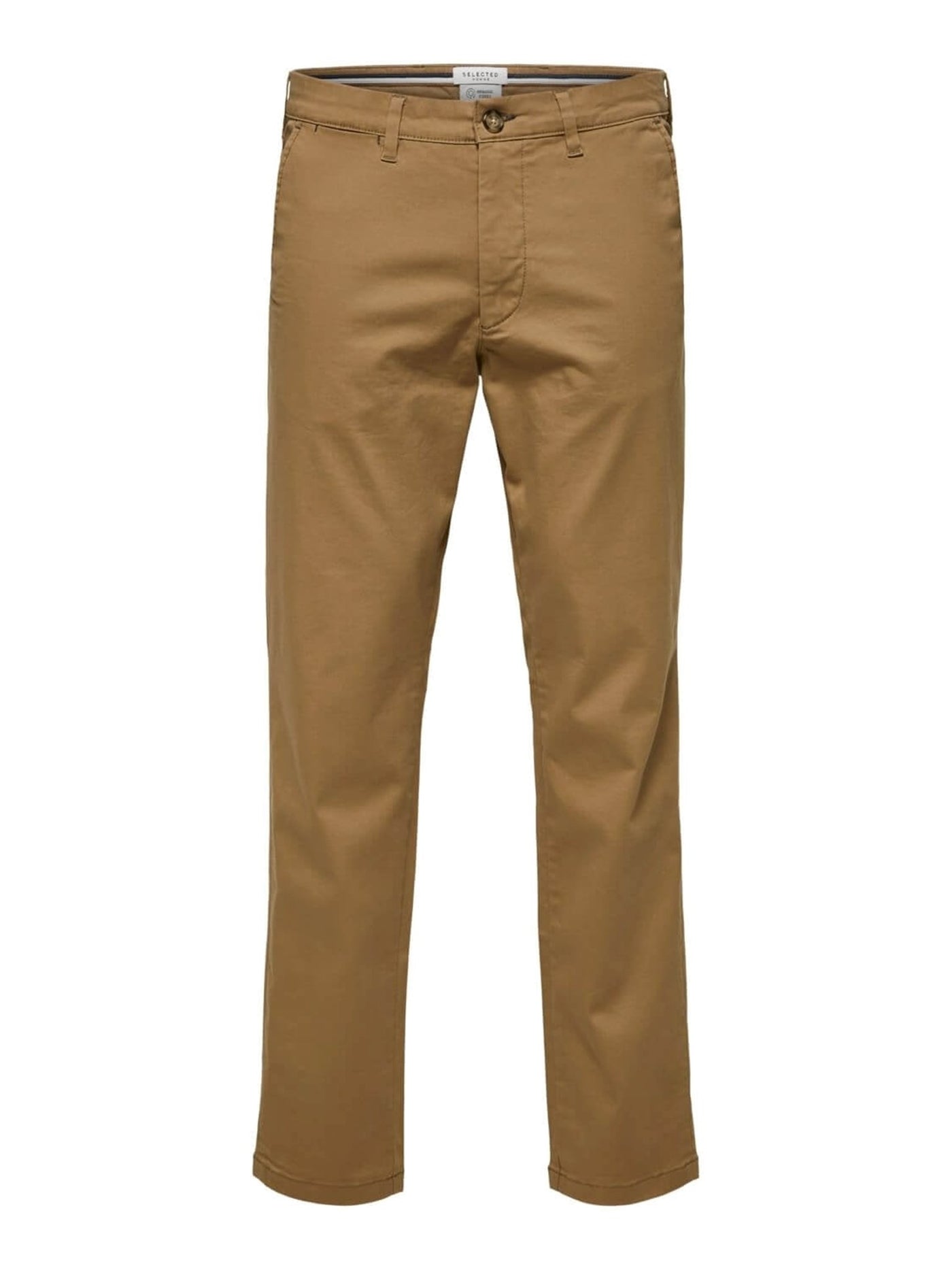 Miles Flex chino pant - Brown (organic cotton) - Selected Homme - Brown 2