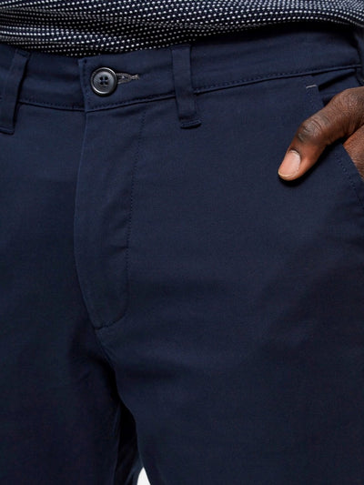 Miles Flex chino pant - Navy (organic cotton) - Selected Homme - Blue 2