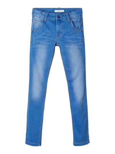 Clas Stretch Jeans boy (mini + kids) - Medium blue denim - Name It - Blue