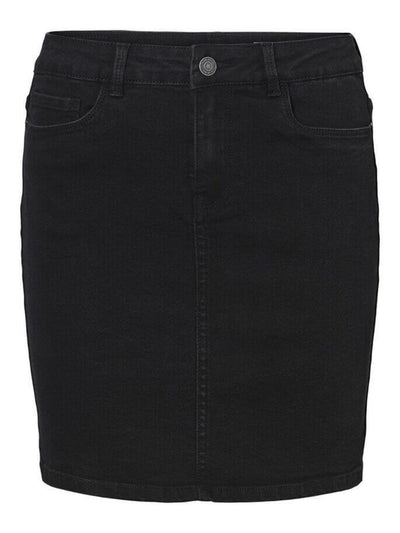 Hot Seven Skirt - Black Denim - Vero Moda - Black 2
