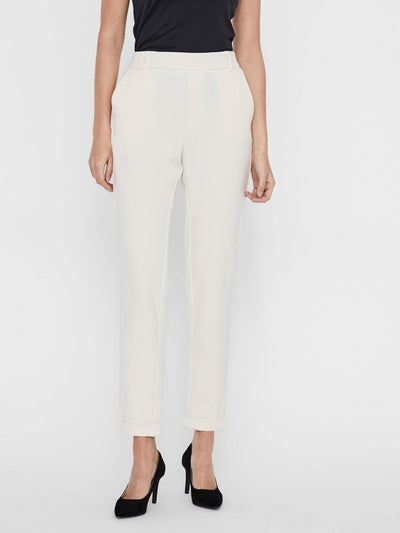 Maya Trousers (wide model) - Birch - Vero Moda - White 6