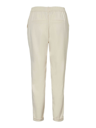 Maya Trousers (wide model) - Birch - Vero Moda - White 2